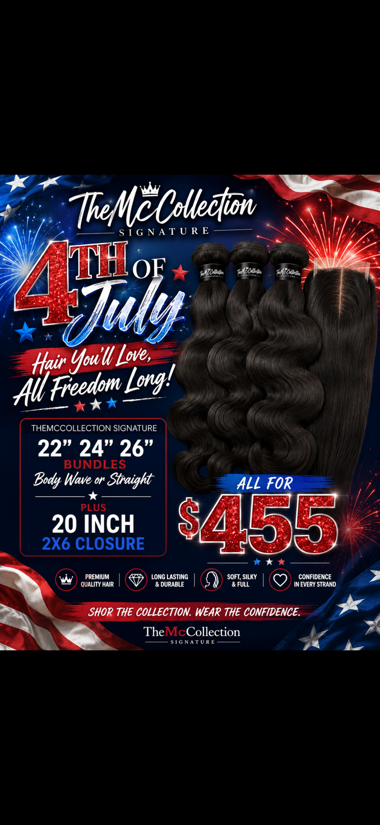 ‼️4th of July 🇺🇸Signature HAIR SALE‼️