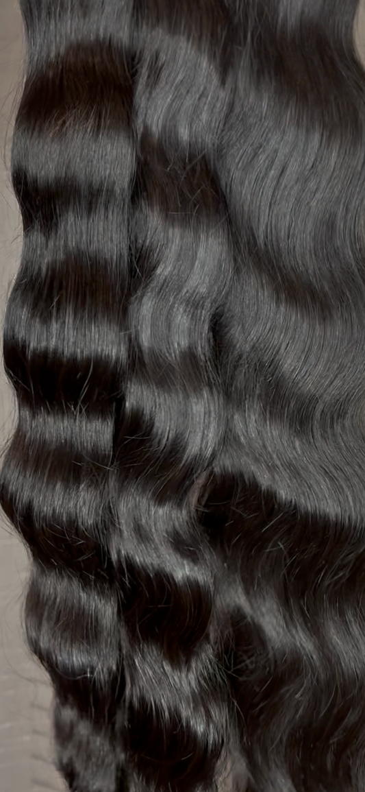 Natural wavy bundles